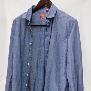 IZOD Mens buttod down shirt slim fit Size XL